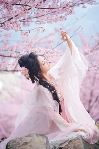Ethereal Cherry Blossom Muse - YiTuYu Art Language Vol.8949 Tu Ya W - image 3