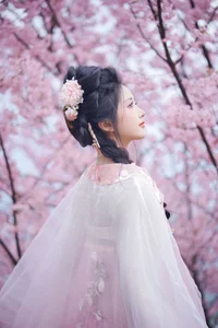 Ethereal Cherry Blossom Muse - YiTuYu Art Language Vol.8949 Tu Ya W - image 0
