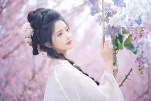 Ethereal Cherry Blossom Muse - YiTuYu Art Language Vol.8949 Tu Ya W - image 1