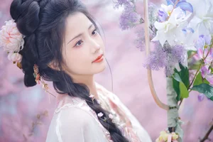 Ethereal Cherry Blossom Muse - YiTuYu Art Language Vol.8949 Tu Ya W - image 12