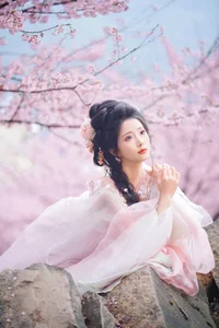 Ethereal Cherry Blossom Muse - YiTuYu Art Language Vol.8949 Tu Ya W - image 13