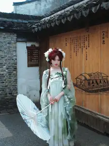 Bao Han Helia Transforms into a Fairy in Ancient Chinese Town: A Mesmerizing Hanfu Photoshoot - image 4