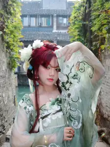 Bao Han Helia Transforms into a Fairy in Ancient Chinese Town: A Mesmerizing Hanfu Photoshoot - image 10