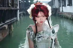 Bao Han Helia Transforms into a Fairy in Ancient Chinese Town: A Mesmerizing Hanfu Photoshoot - image 9
