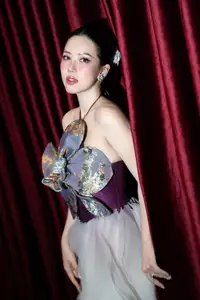 Radiant Actress in Elegant Stage Costume, Her Graceful Beauty Captivates Every Gaze on Stage. - image 11
