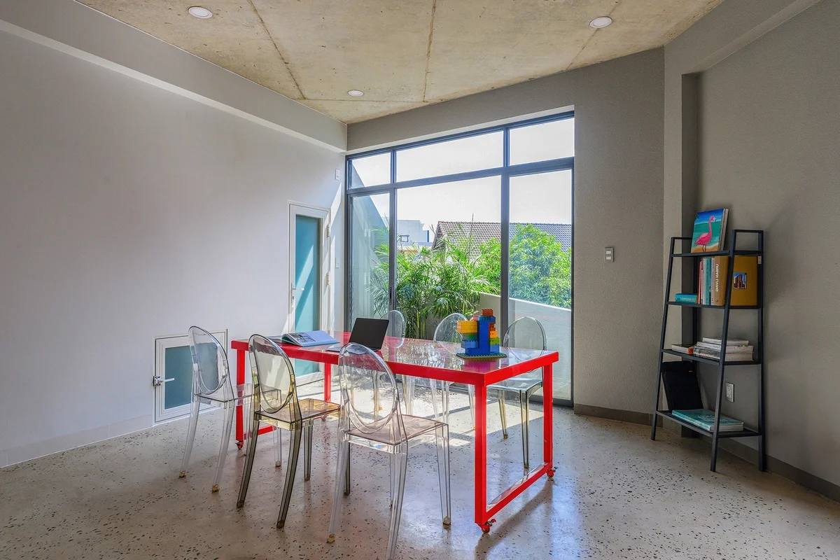 Inside the Unique Monolithic Townhouse Built on Hexagonal Land