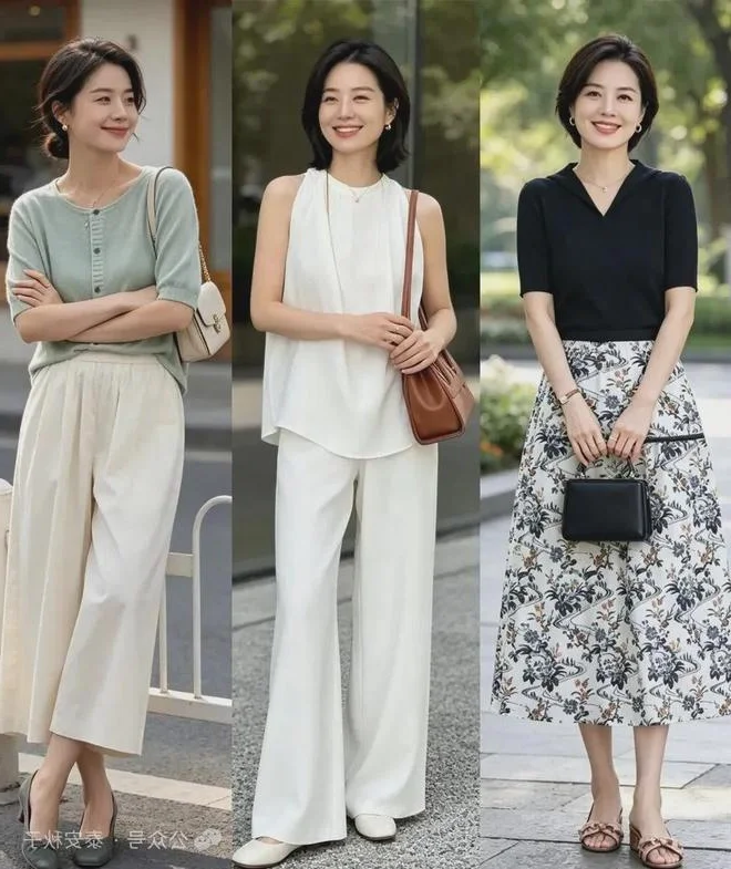 Elegant and Youthful Fashion Inspiration for Women Over 40 and 50