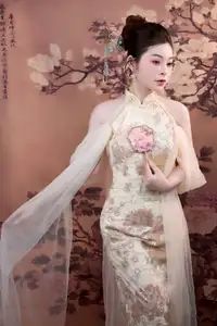 Captivating Asian Beauty: Elegant Woman in Traditional Attire Adorned with Exquisite Pearls. - image 4