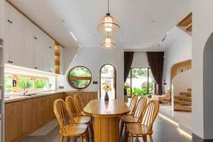 Stunning 170m² Da Nang Home: Terracotta Facade and Spiral Stairs - image 29