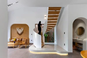 Stunning 170m² Da Nang Home: Terracotta Facade and Spiral Stairs - image 31