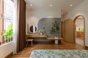 Stunning 170m² Da Nang Home: Terracotta Facade and Spiral Stairs - image 11