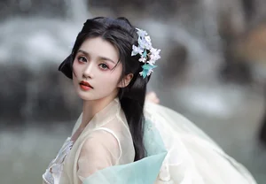 Elegant Garden Portraits: Yu Wen in Art Language Vol.6248 - image 3
