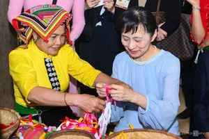 Japanese PM's Wife Embraces Vietnamese Culture with Pieu Scarf - image 8