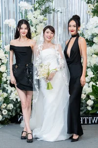 Chí Trung và bạn gái dự đám cưới diễn viên Ngọc Huyền - image 4
