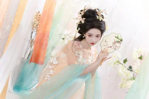 Elegant Visuals in YiTuYu Art Language Vol.5606 with Qi Luo Sheng De Xiao Su Su - image 22