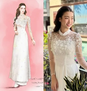 Bold Bridal Trends: Vietnamese Celebrities Shining in Sheer and Transparent Wedding Dresses - image 12