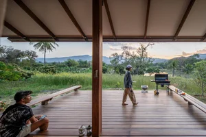 Sustainable Living in Chiang Mai: A Single-Story Retreat Crafted from Recycled Wood and Natural Elements - image 19