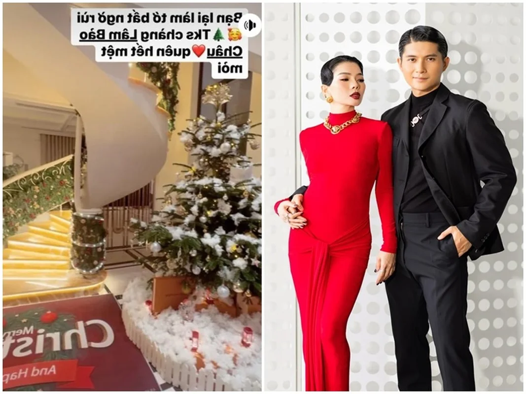 Vietnamese Celebrities Show Off Stunning Early Christmas Mansion Decorations