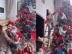 Vietnamese Celebrities Show Off Stunning Early Christmas Mansion Decorations - image 3