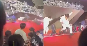 Memorable Stage Falls of Vietnamese Celebrities: Anh Thu's Live TV Slip - image 0