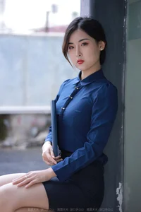 Professional Elegance: Xiao Bao Portrays the Modern Urban Office Lady Style - image 10