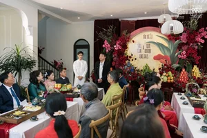 Stunning Engagement Ceremony of Famous Vietnamese Actress Quynh Luong - image 10
