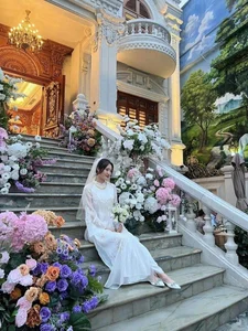 Volleyball Beauty Flaunts Stunning Figure Outside Her Luxurious Mansion - image 0