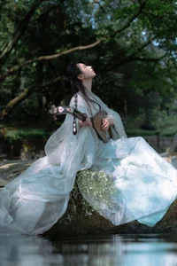 YiTuYu Art Language Vol.9774: A Stunning Portrait Collection Featuring the Ethereal Beauty of Cang Cang - image 4