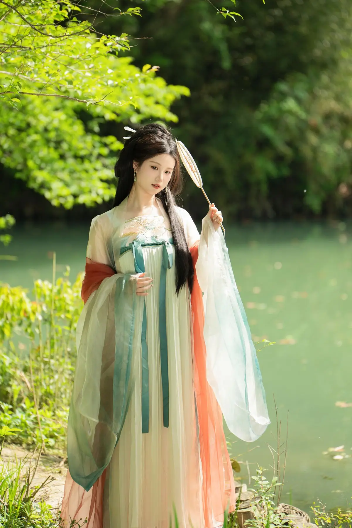 Xi Gua's Graceful Hanfu Elegance | YiTuYu Vol.8558 Collection
