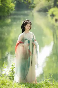 Xi Gua's Graceful Hanfu Elegance | YiTuYu Vol.8558 Collection - image 5