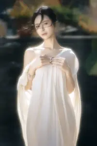 YiTuYu Art Language Vol.8742: Sha Sha's Ethereal Grace by the Pond - A Captivating Visual Journey - image 0