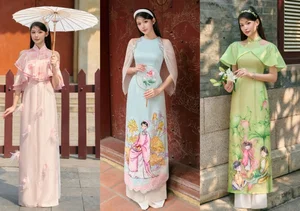 Timeless Elegance: Exploring the Spring-Inspired Ao Dai Collection for Modern Women - image 3