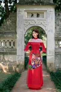 Timeless Elegance: Exploring the Spring-Inspired Ao Dai Collection for Modern Women - image 5