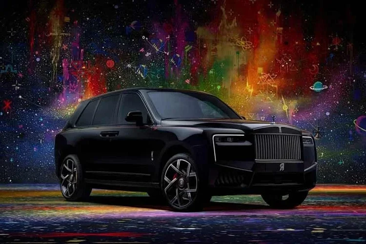 Inside the Rolls-Royce Cullinan Bespoke: A Mobile Art Gallery