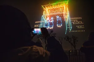Spectacular 2,024 Drone Light Show Illuminates Hanoi Sky for Lunar New Year 2024 - image 16