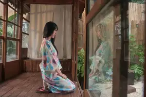 East Asian Charm: Graceful Beauty in Kimono - YiTuYu Art Language Vol.8631 KK Photo Series - image 14