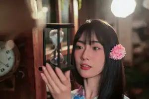 East Asian Charm: Graceful Beauty in Kimono - YiTuYu Art Language Vol.8631 KK Photo Series - image 23