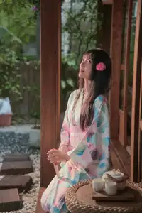 East Asian Charm: Graceful Beauty in Kimono - YiTuYu Art Language Vol.8631 KK Photo Series - image 7