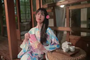 East Asian Charm: Graceful Beauty in Kimono - YiTuYu Art Language Vol.8631 KK Photo Series - image 5