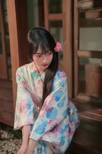 East Asian Charm: Graceful Beauty in Kimono - YiTuYu Art Language Vol.8631 KK Photo Series - image 17