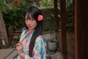 East Asian Charm: Graceful Beauty in Kimono - YiTuYu Art Language Vol.8631 KK Photo Series - image 0