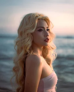 Stunning Sea Goddess Photoshoot: Influencer Cham Sua Captivates in Ethereal Ocean-Inspired Fashion Gallery - image 3