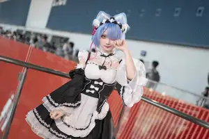 Coser Hua Qi Hana's Adorable Cat Rem Cosplay at Anime Carnival - image 15