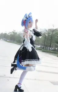 Coser Hua Qi Hana's Adorable Cat Rem Cosplay at Anime Carnival - image 6
