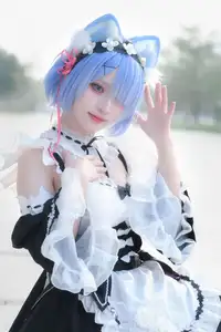 Coser Hua Qi Hana's Adorable Cat Rem Cosplay at Anime Carnival - image 11