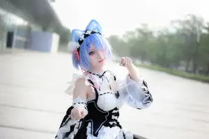 Coser Hua Qi Hana's Adorable Cat Rem Cosplay at Anime Carnival - image 17