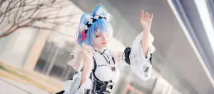 Coser Hua Qi Hana's Adorable Cat Rem Cosplay at Anime Carnival - image 0