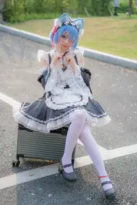 Coser Hua Qi Hana's Adorable Cat Rem Cosplay at Anime Carnival - image 31