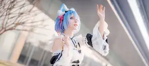Coser Hua Qi Hana's Adorable Cat Rem Cosplay at Anime Carnival - image 28
