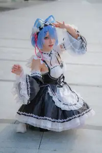 Coser Hua Qi Hana's Adorable Cat Rem Cosplay at Anime Carnival - image 36